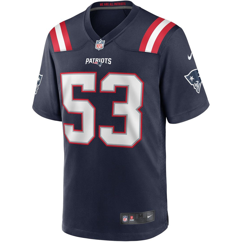 New England Patriots Chris Slade Nike Navy Retired Player Game Jersey