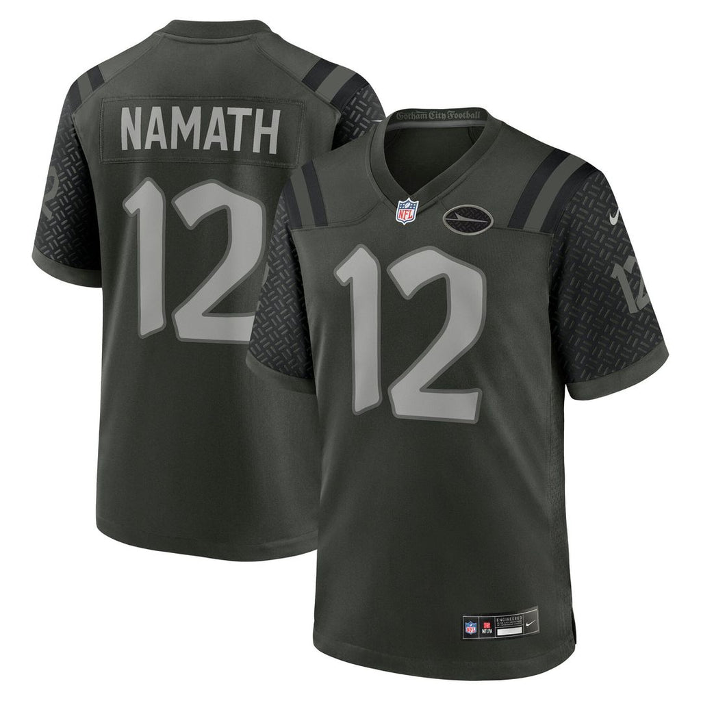 New York Jets Joe Namath Nike Green Rivalries Collection Retired Game Jersey