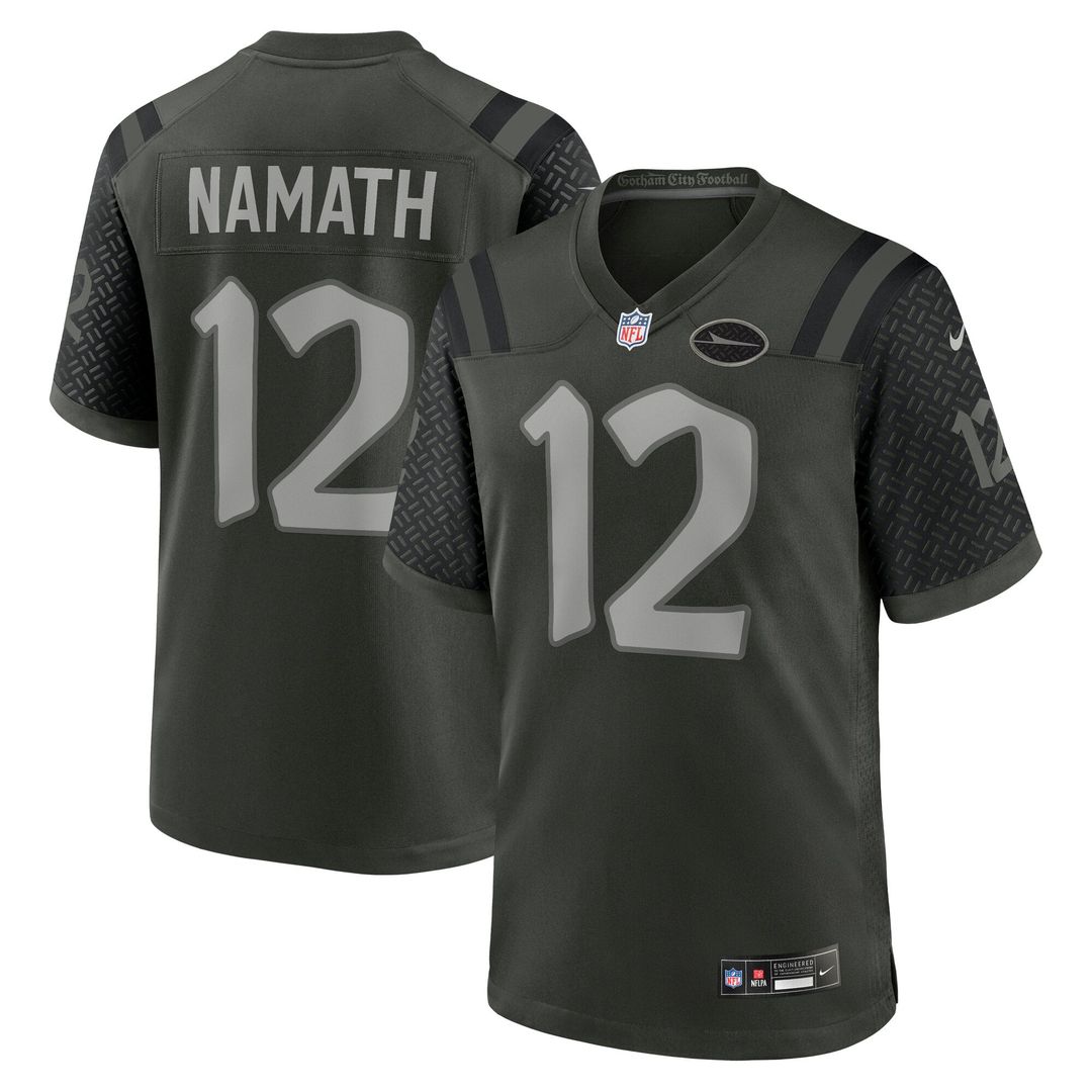 New York Jets Joe Namath Nike Green Rivalries Collection Retired Game Jersey