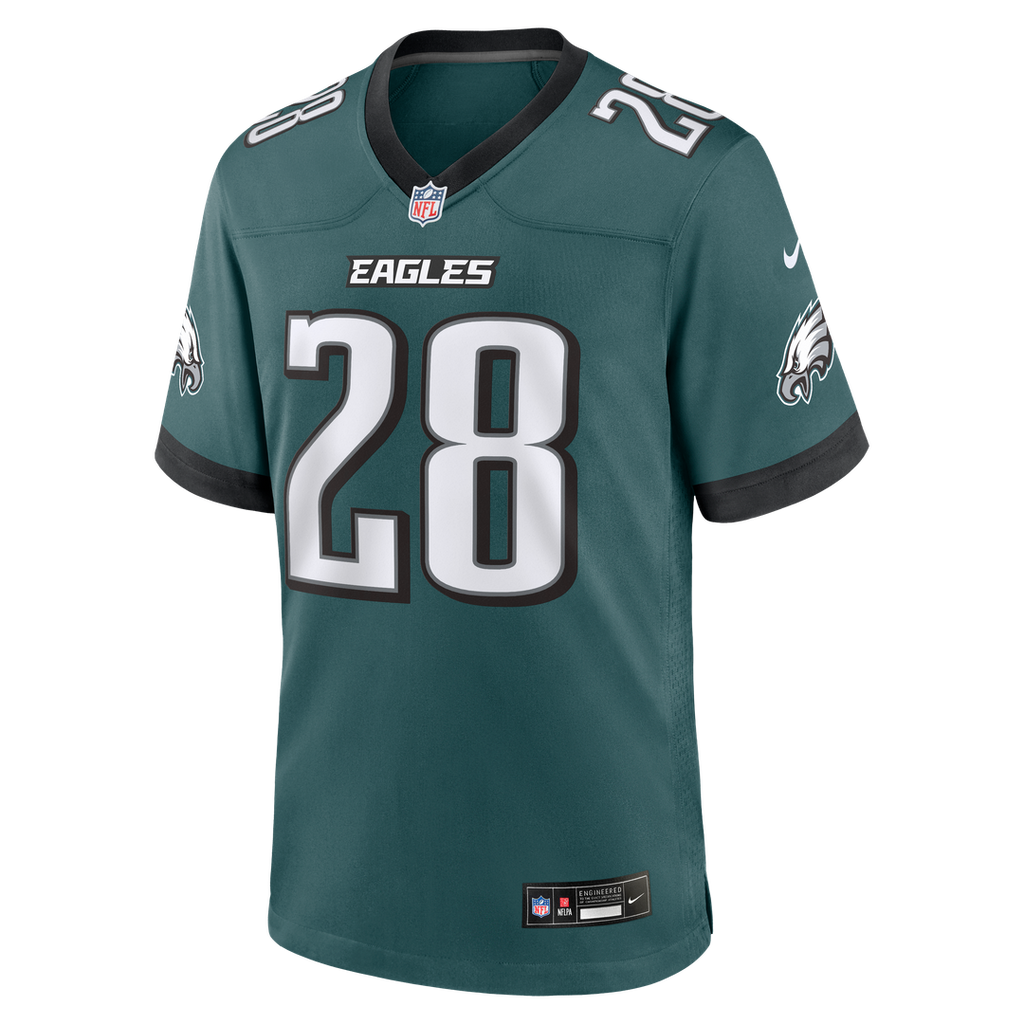 Philadelphia Eagles Will Shipley Nike Midnight Green Game Jersey