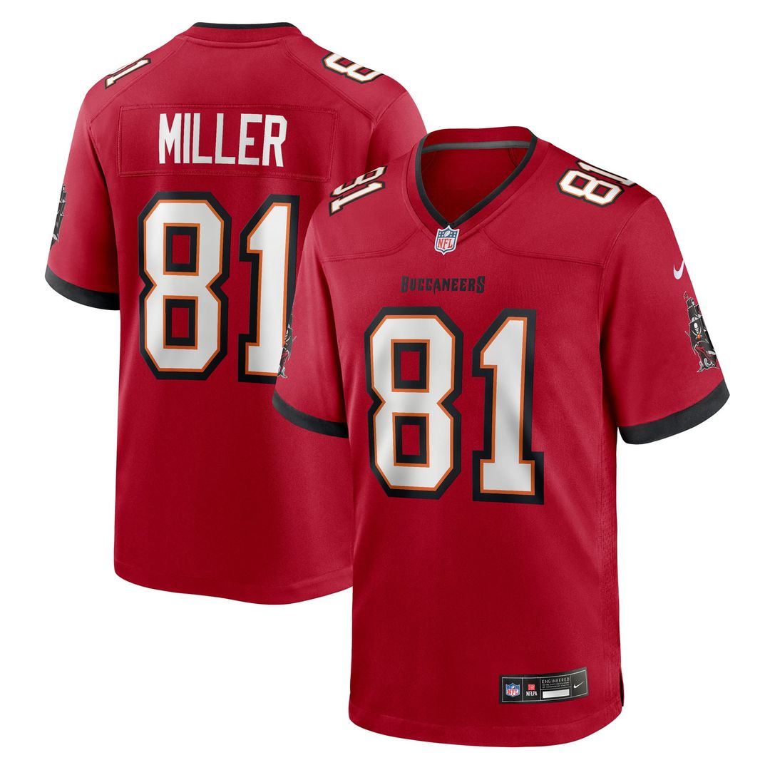 Tampa Bay Buccaneers Ryan Miller Nike Red Game Jersey