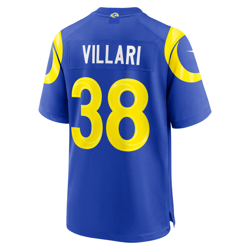 Los Angeles Rams Dan Villari Nike Royal Game Jersey