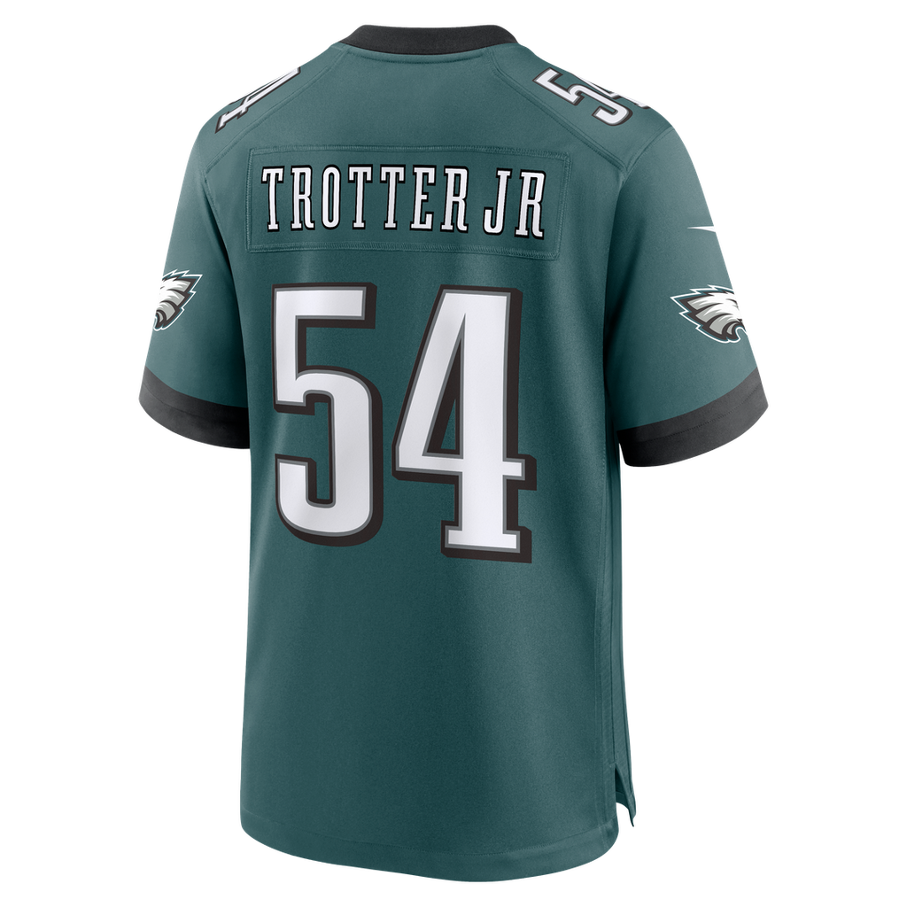 Philadelphia Eagles Jeremiah Trotter Jr. Nike Midnight Green Game Jersey