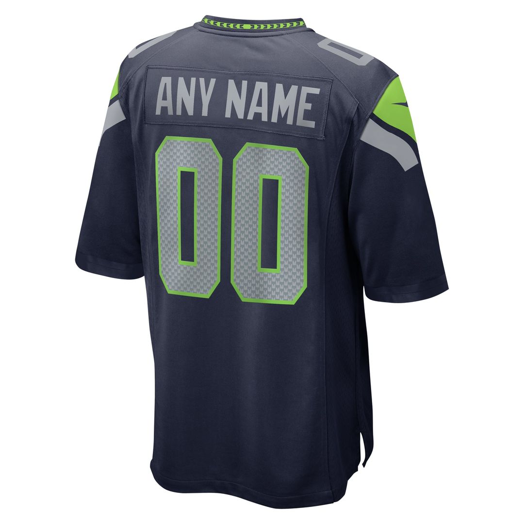 Seattle Seahawks Nike White Custom Jersey