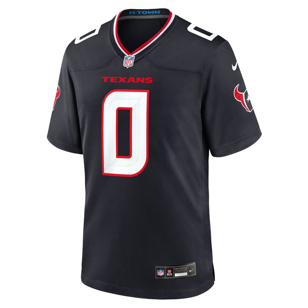 Houston Texans Azeez Al - Shaair Nike Navy Game Jersey
