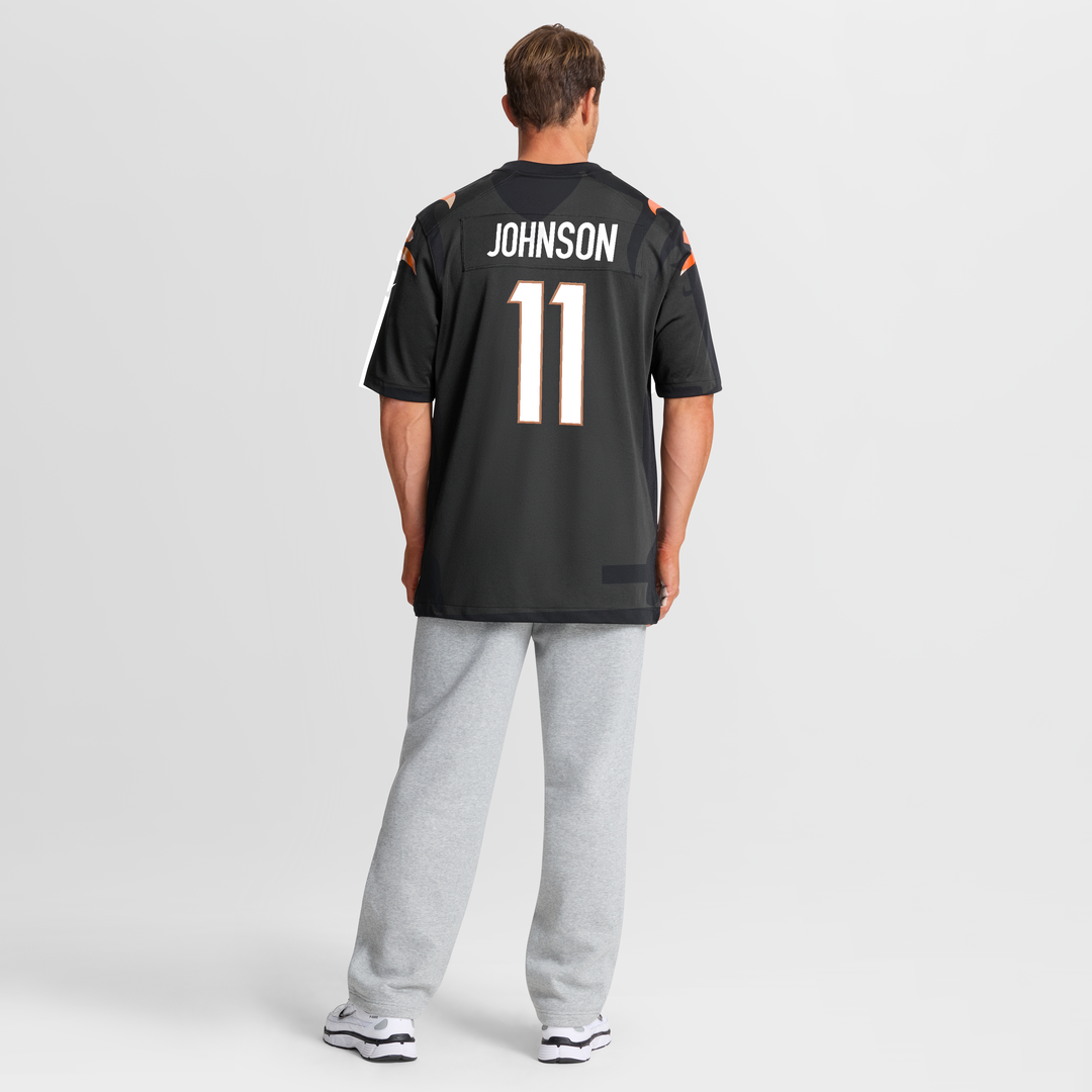 Cincinnati Bengals Josh Johnson Nike Black Game Jersey
