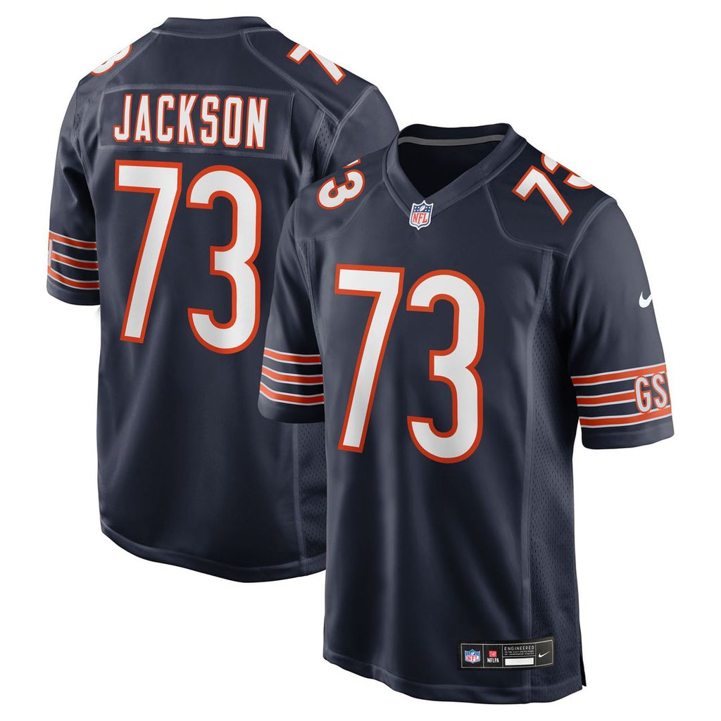 Chicago Bears Jonah Jackson Nike Navy Game Jersey