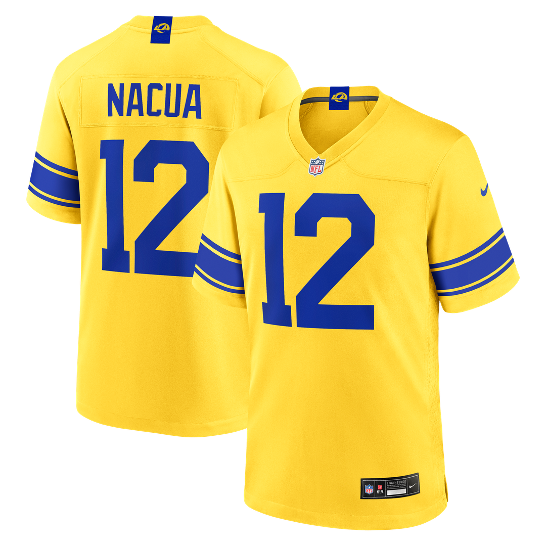 Los Angeles Rams Puka Nacua Nike White White Game Jersey