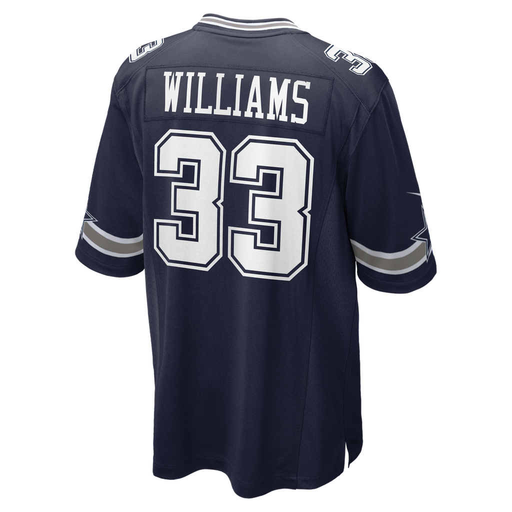 Dallas Cowboys Javonte Williams Nike Navy Game Jersey