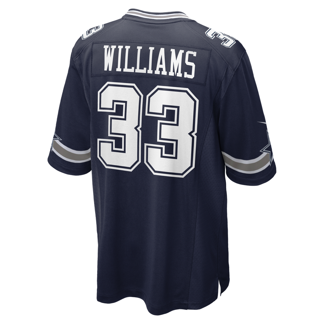 Dallas Cowboys Javonte Williams Nike Navy Game Jersey