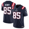 New England Patriots Hunter Henry Nike Navy Team Vapor FUSE Stitched Limited Jersey