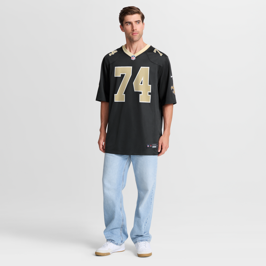 New Orleans Saints Xavier Truss Nike Black Game Jersey