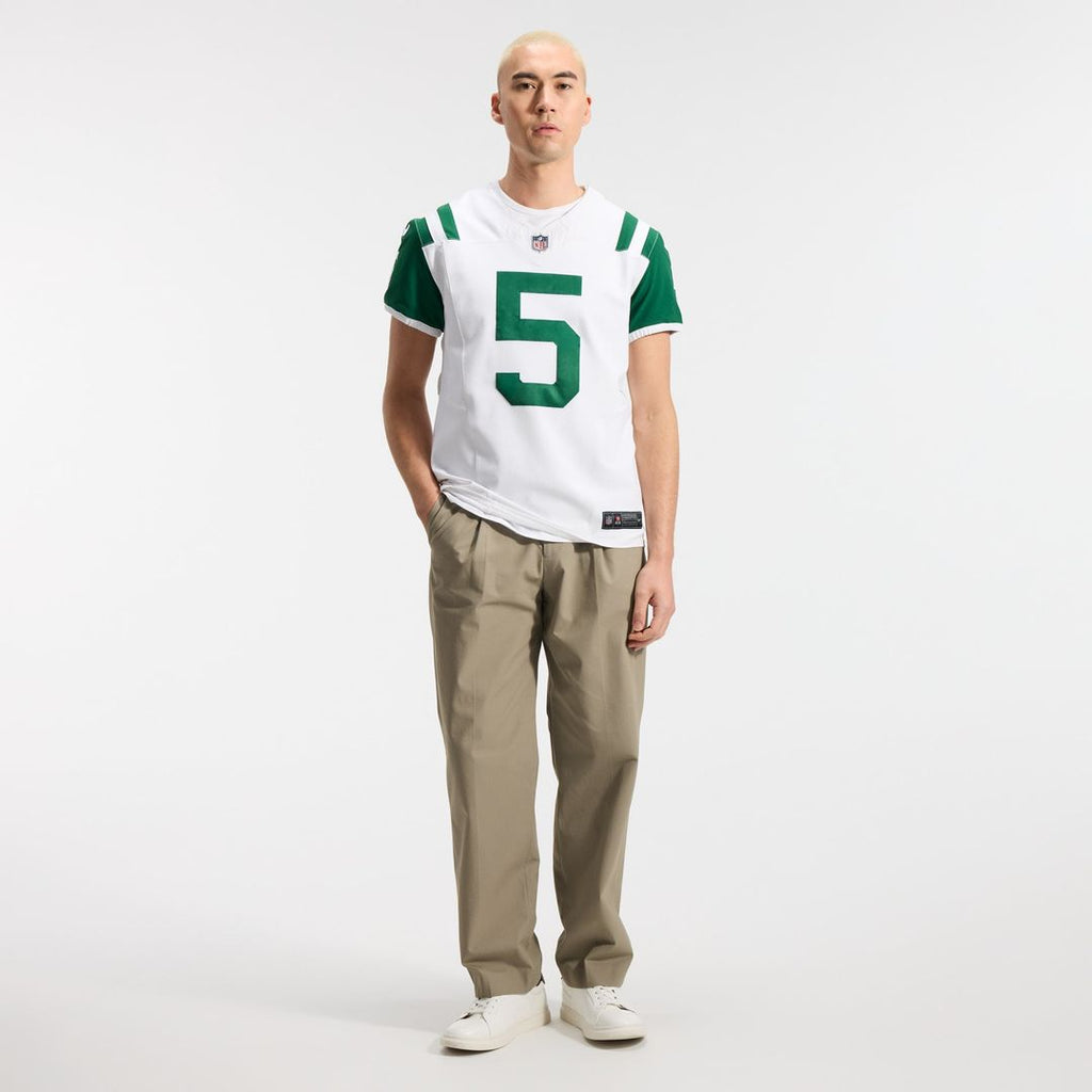 New York Jets Garrett Wilson Nike White Classic Alternate Vapor FUSE Elite Jersey