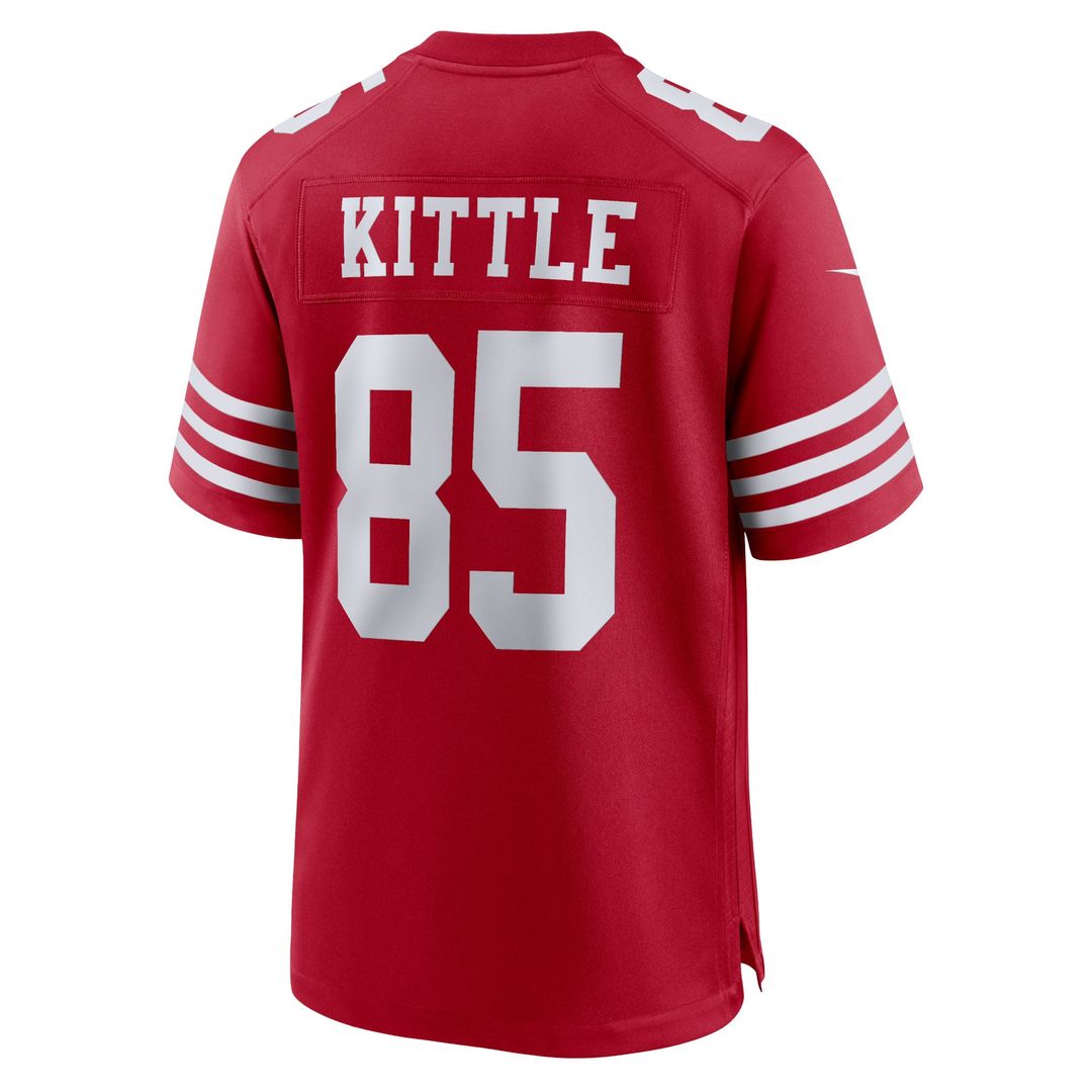 San Francisco 49ers George Kittle Nike Scarlet Game Jersey