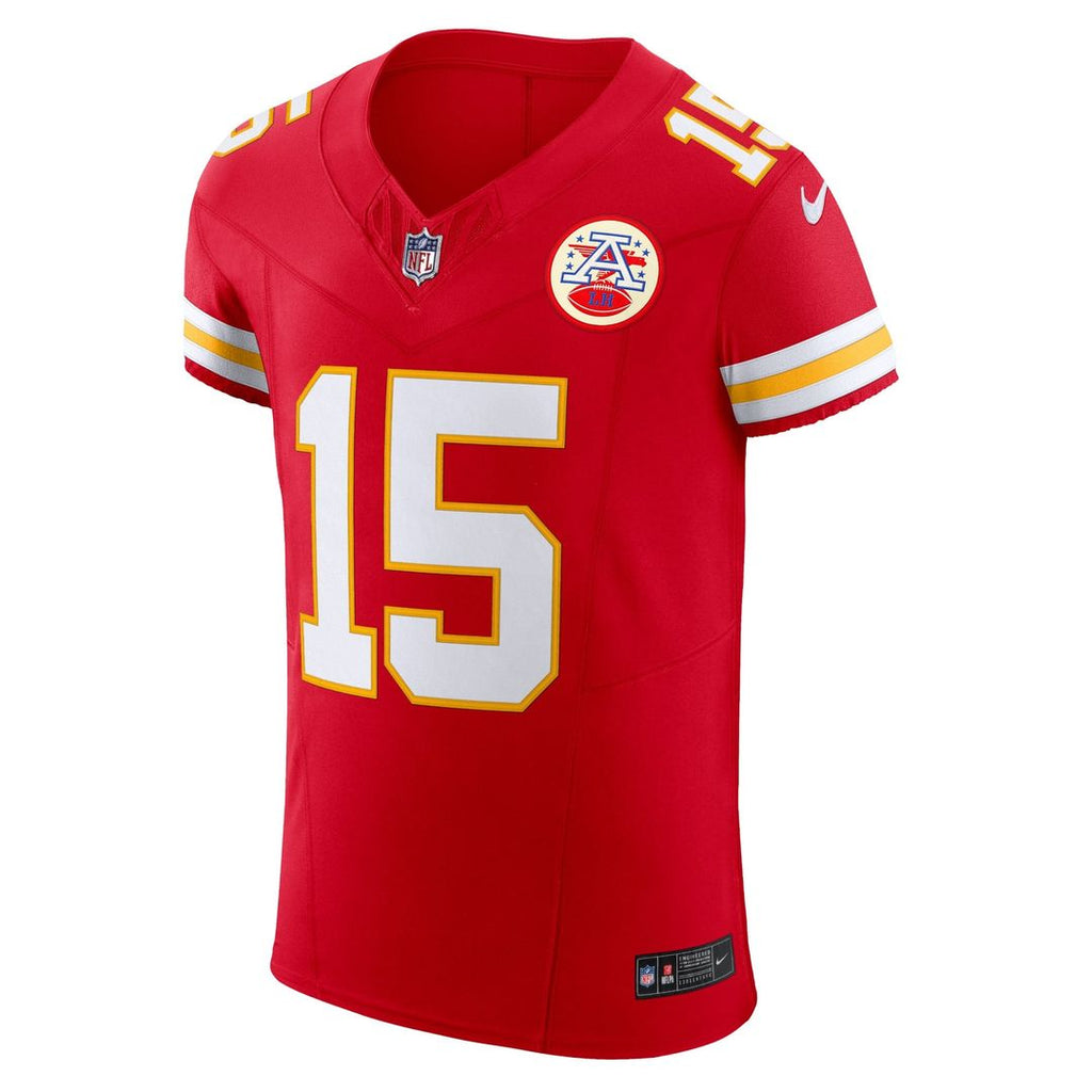 Kansas City Chiefs Patrick Mahomes Nike Red Team Vapor FUSE Elite Jersey