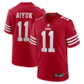 San Francisco 49ers Brandon Aiyuk Nike Scarlet Team Game Jersey