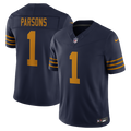 Green Bay Packers Micah Parsons Nike Navy Alternate Vapor FUSE Stitched Limited Jersey