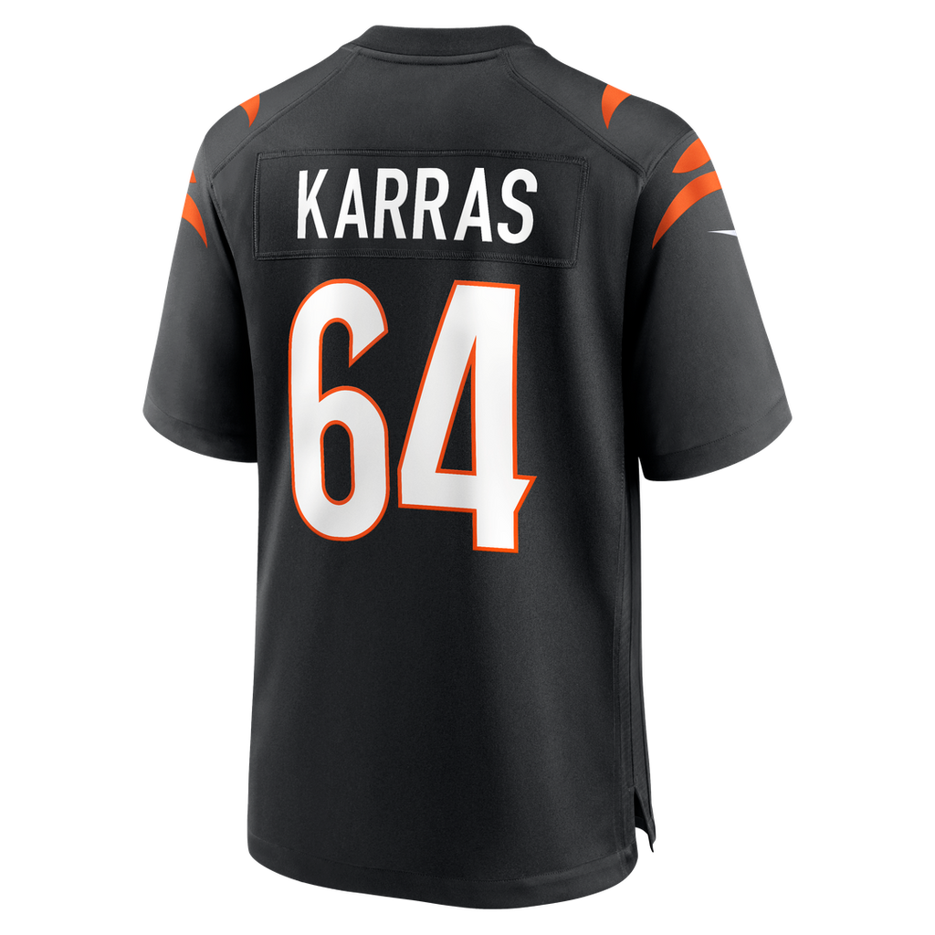 Cincinnati Bengals Ted Karras Nike Black Game Jersey