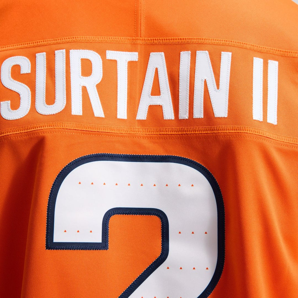 Denver Broncos Pat Surtain II Nike Navy Alternate Vapor FUSE Stitched Limited Jersey