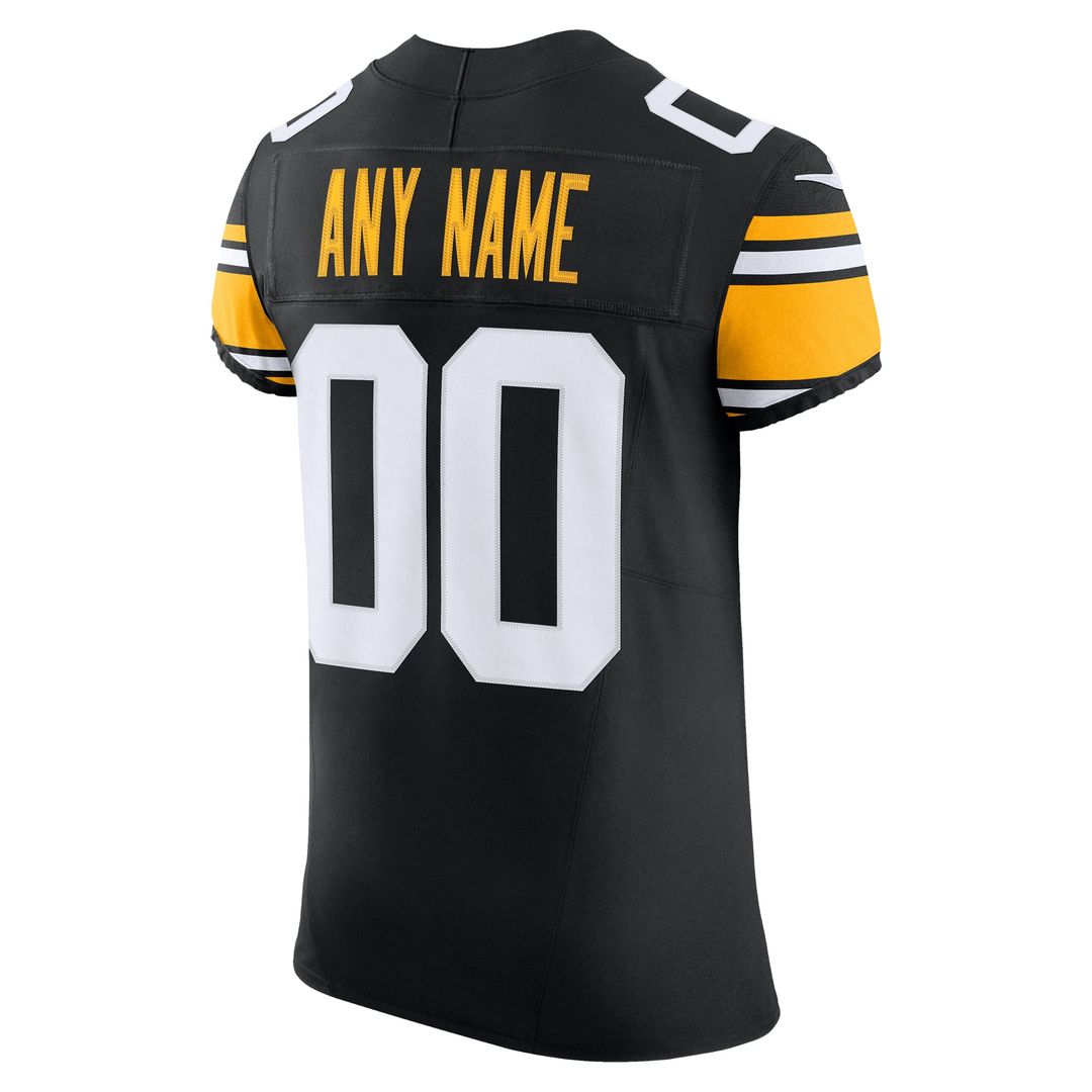 Pittsburgh Steelers Nike Black Vapor FUSE Elite Custom Jersey