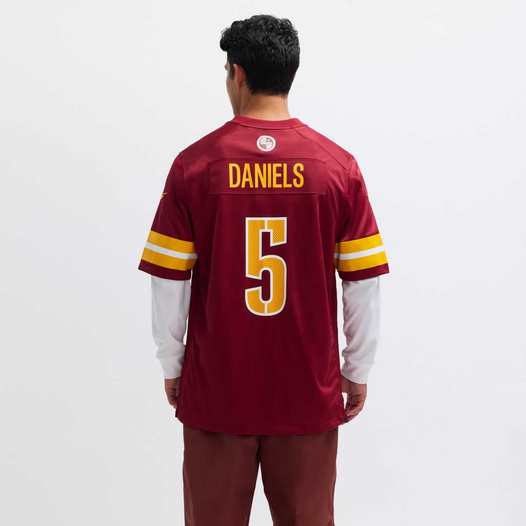 Washington Commanders Jayden Daniels Nike Burgundy Game Jersey