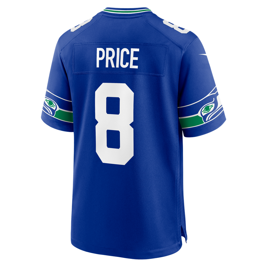 Seattle Seahawks Jadarian Price Nike College Navy Game Jersey