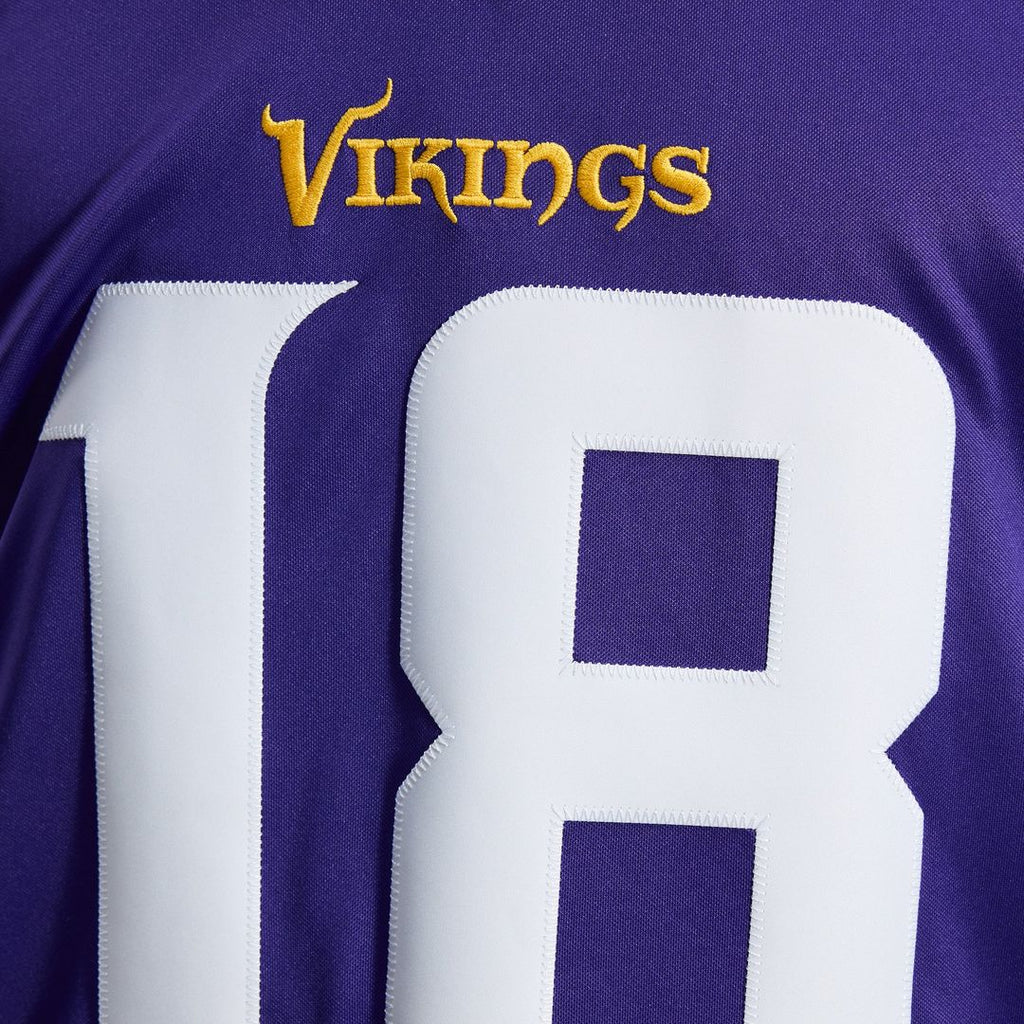 Minnesota Vikings Justin Jefferson Nike White Alternate Vapor FUSE Stitched Limited Jersey
