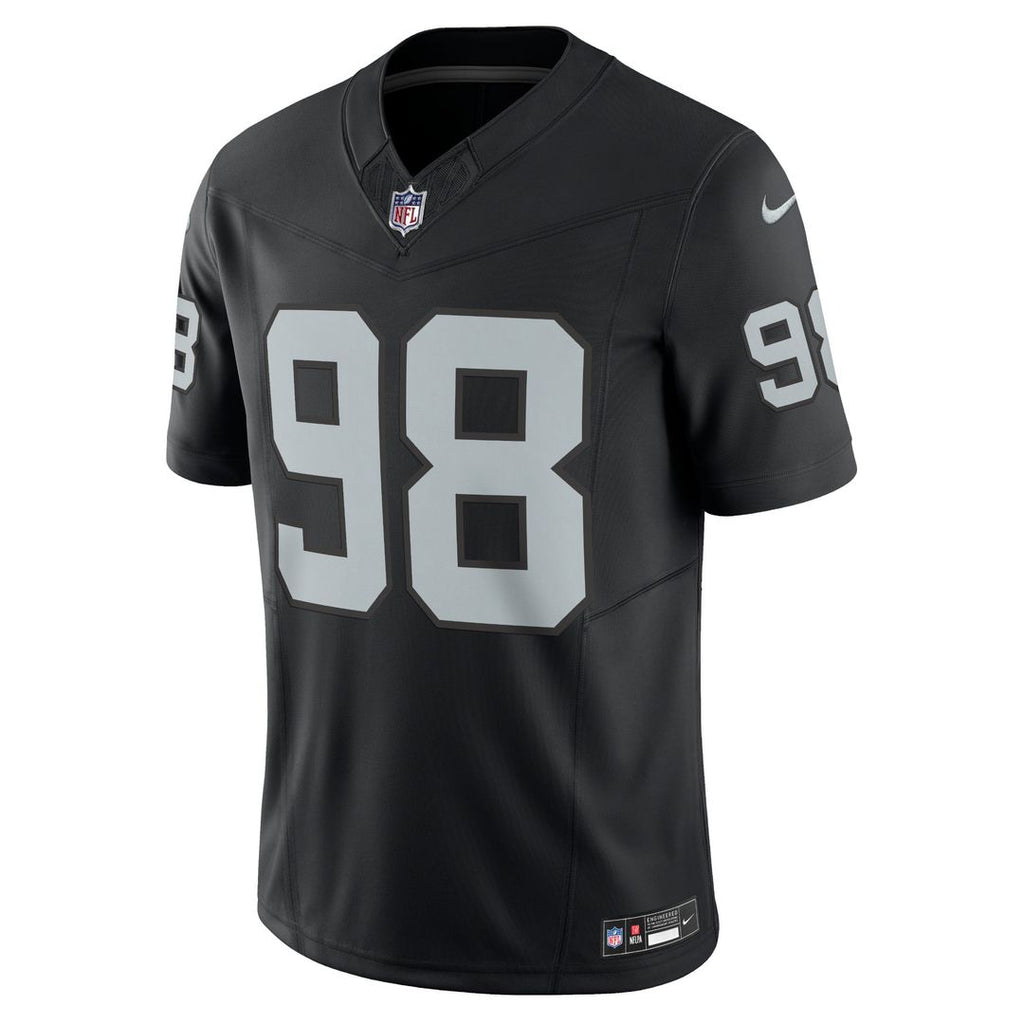 Las Vegas Raiders Maxx Crosby Nike Black Vapor FUSE Limited Jersey