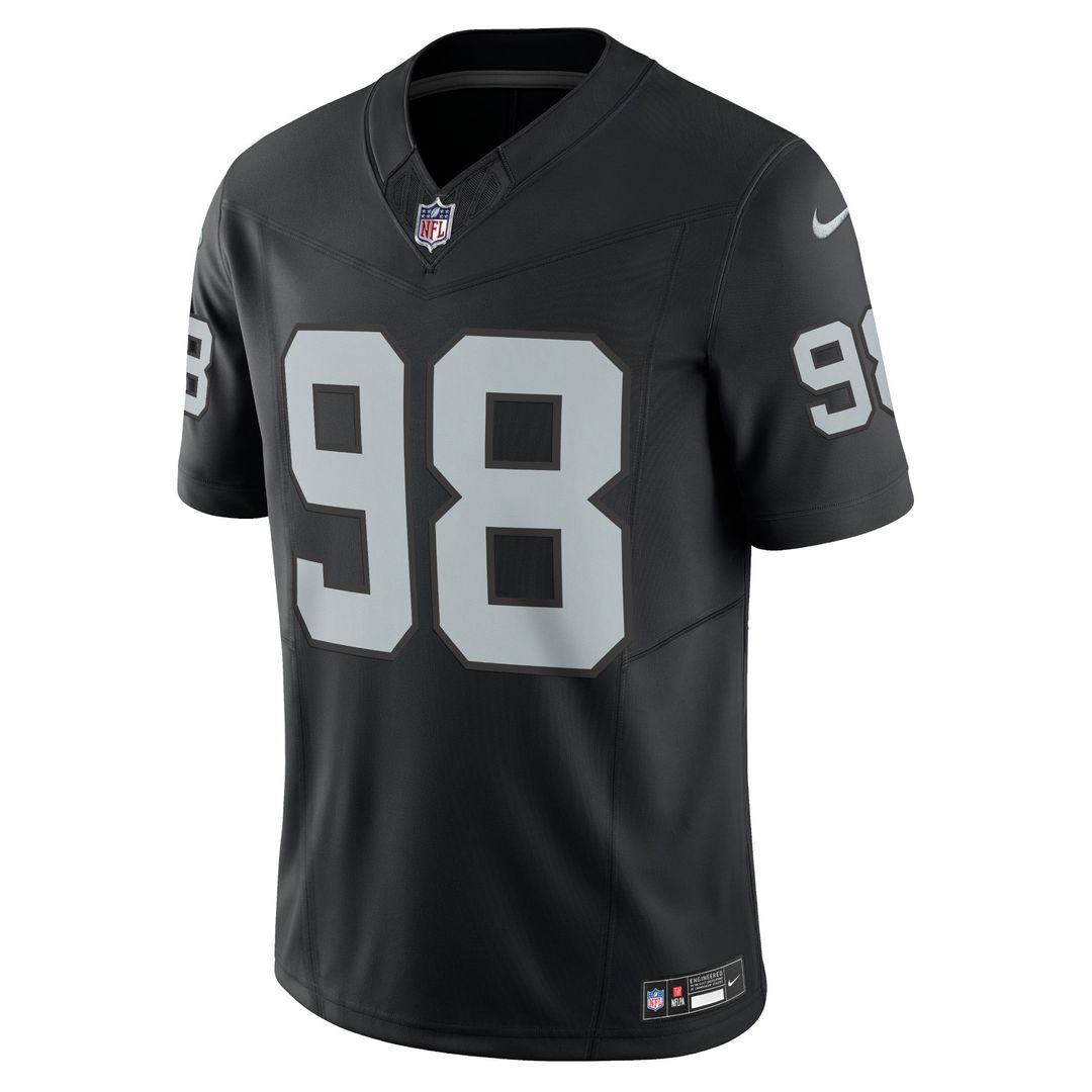 Las Vegas Raiders Maxx Crosby Nike Black Vapor FUSE Limited Jersey