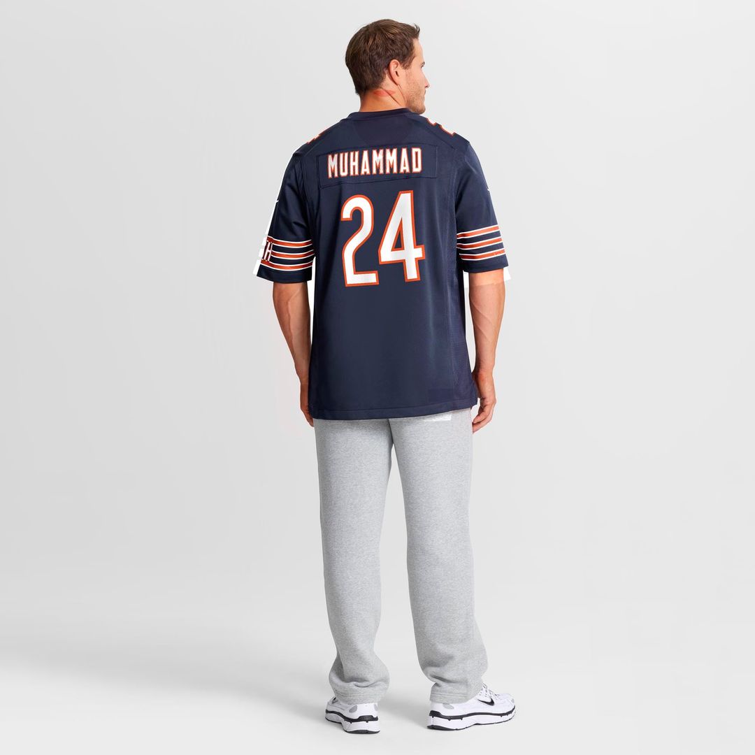 Chicago Bears Malik Muhammad Nike Navy Game Jersey