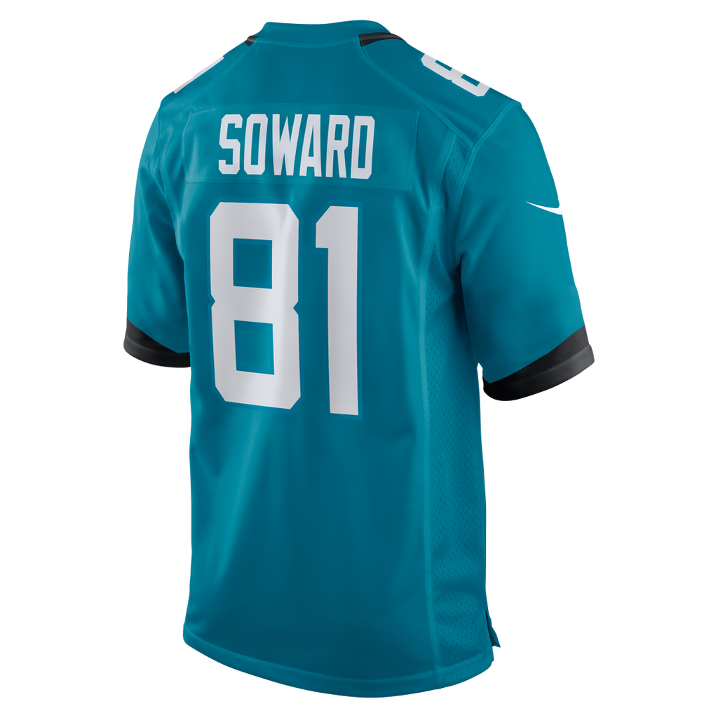 Jacksonville Jaguars R. Jay Soward Nike Teal Retired Game Jersey