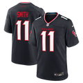 Houston Texans Tremon Smith Nike Navy Game Jersey
