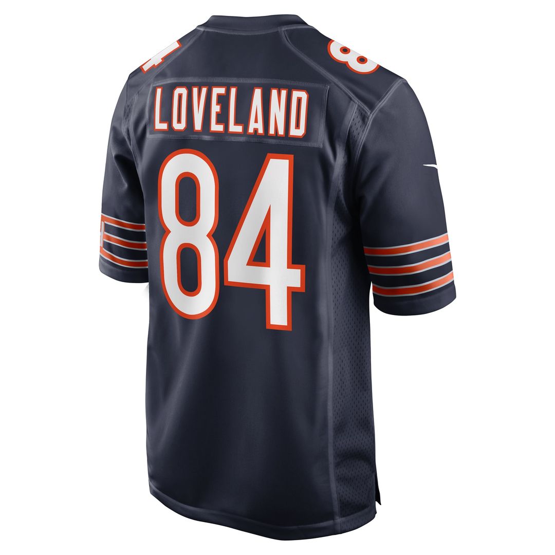 Chicago Bears Colston Loveland Nike Orange Alternate Game Jersey