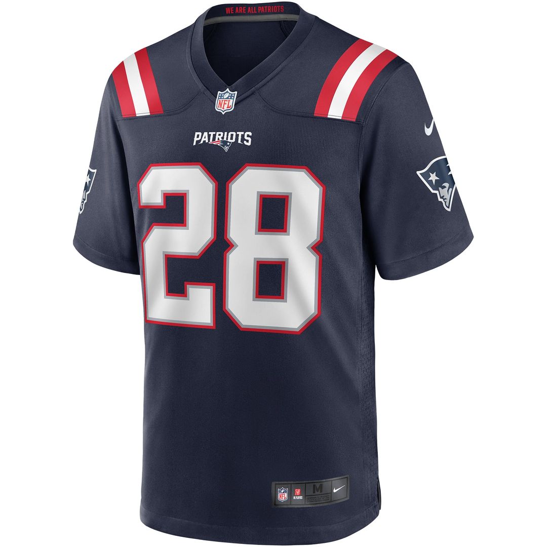 New England Patriots Curtis Martin Nike Navy Retired Player Game Jersey