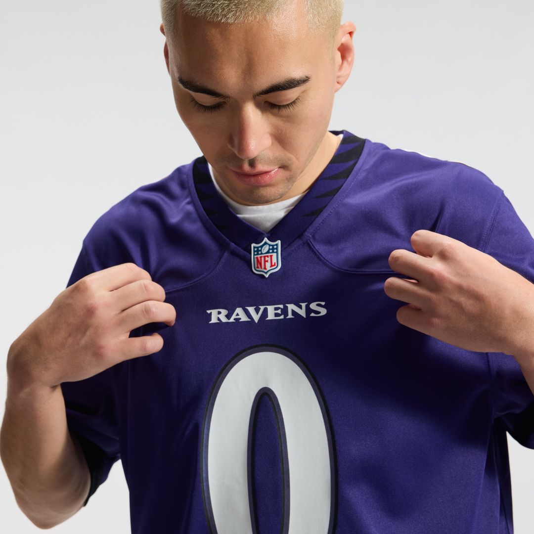 Baltimore Ravens Roquan Smith Nike Purple Game Jersey