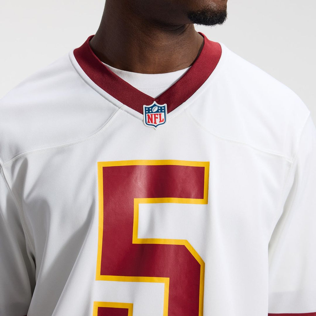 Hail Raiser Washington Commanders Jayden Daniels Nike Black Alternate Game Jersey