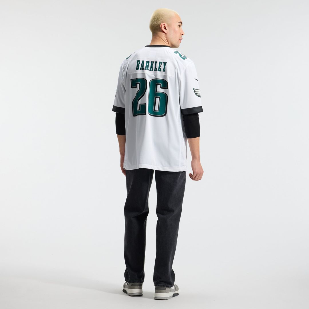 Philadelphia Eagles Saquon Barkley Nike Midnight Green Game Jersey