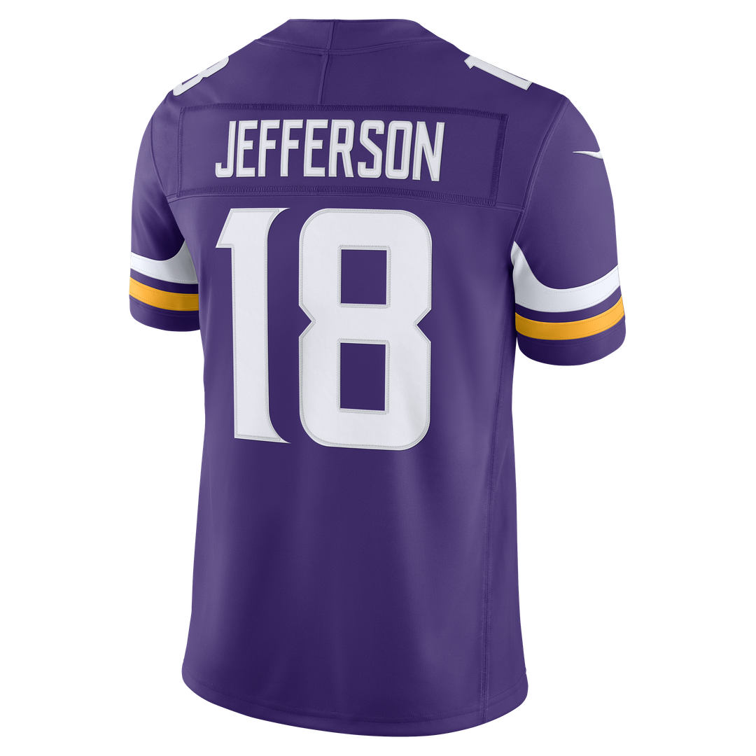 Minnesota Vikings Justin Jefferson Nike White Alternate Vapor FUSE Stitched Limited Jersey