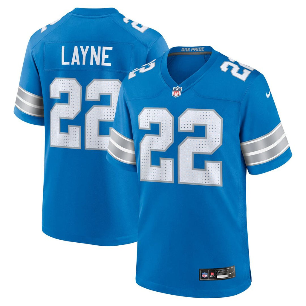 Detroit Lions Bobby Layne Nike Blue Retired Game Jersey