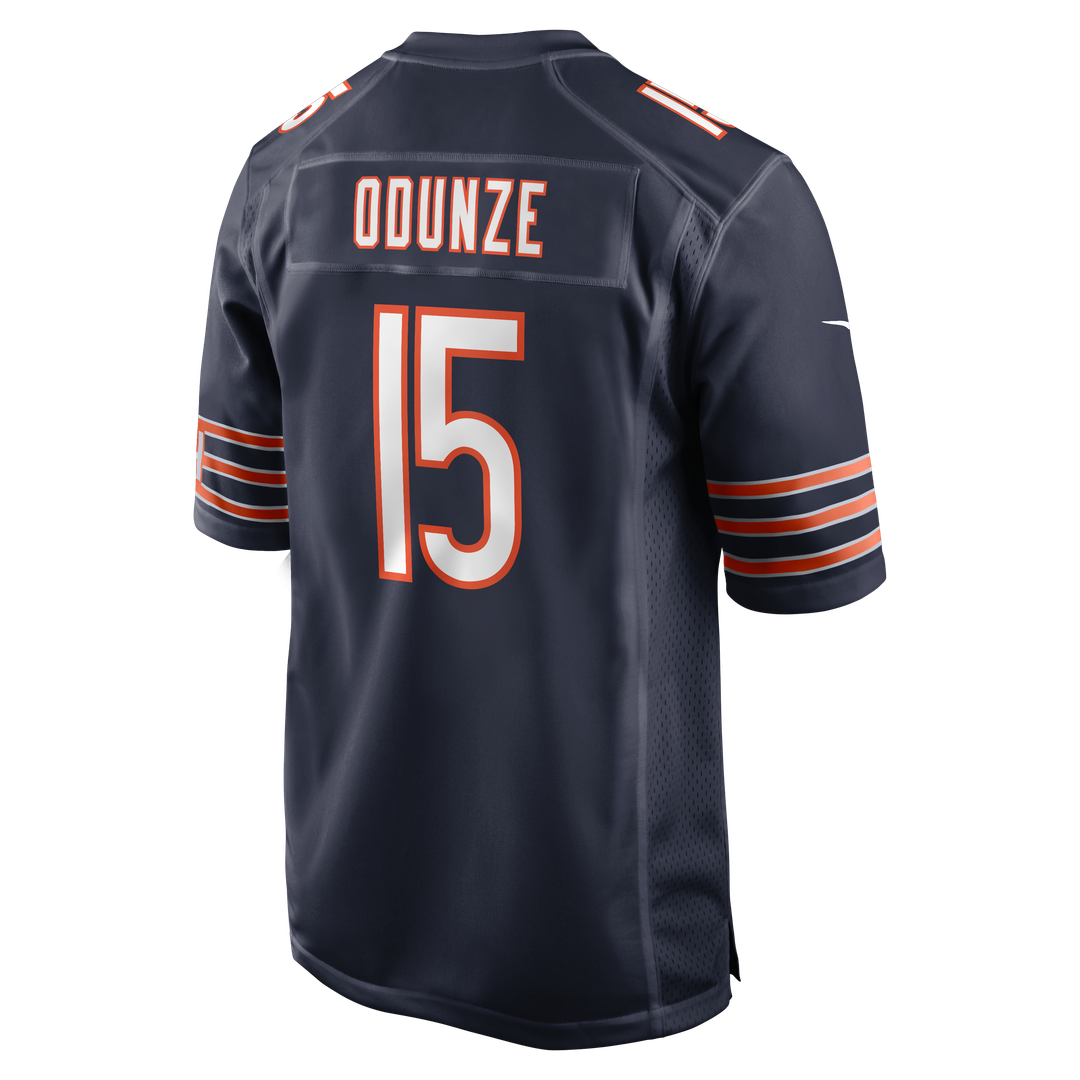 Chicago Bears Rome Odunze Nike Navy Game Jersey