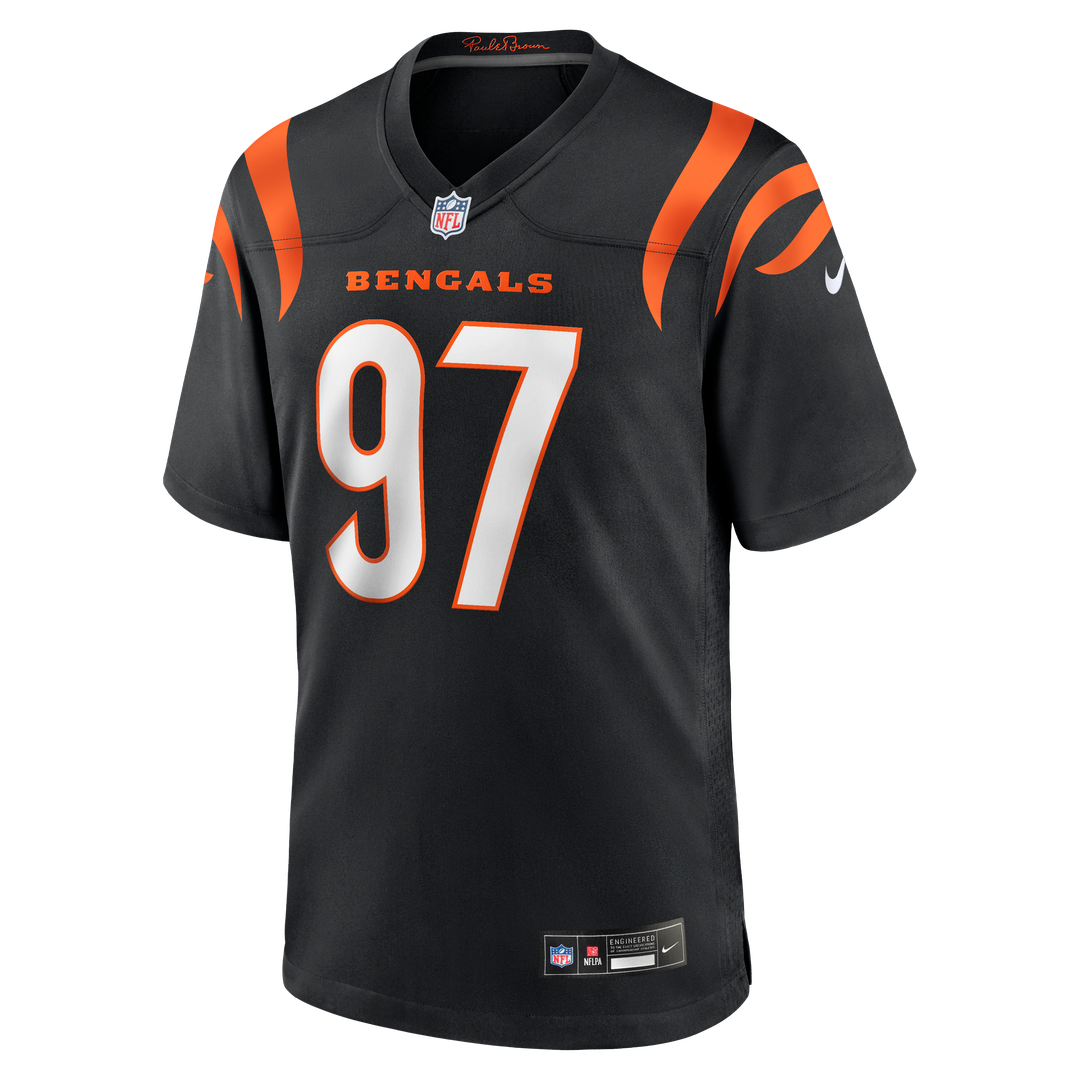 Cincinnati Bengals Shemar Stewart Nike Black Game Jersey