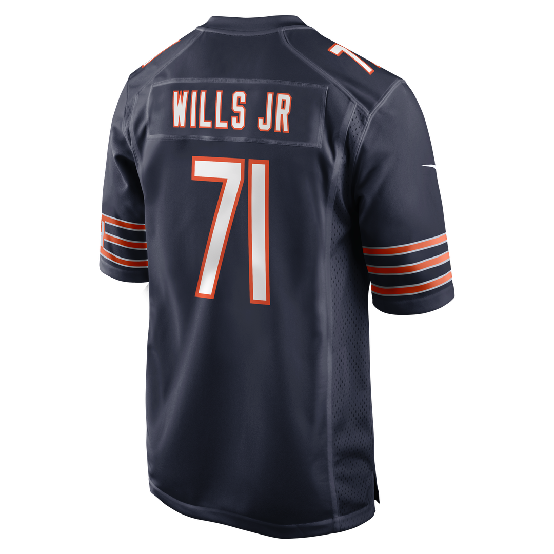 Chicago Bears Jedrick Wills Jr. Nike Navy Game Jersey