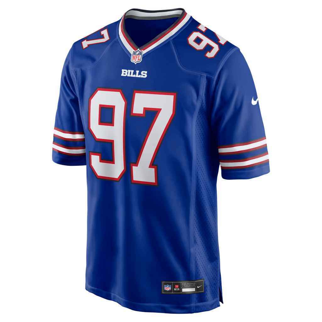 Buffalo Bills Zion Logue Nike Royal Game Jersey