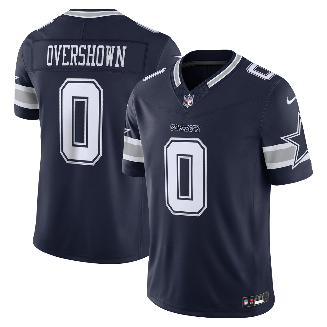 Dallas Cowboys DeMarvion Overshown Nike Navy Team Vapor FUSE Stitched Limited Jersey