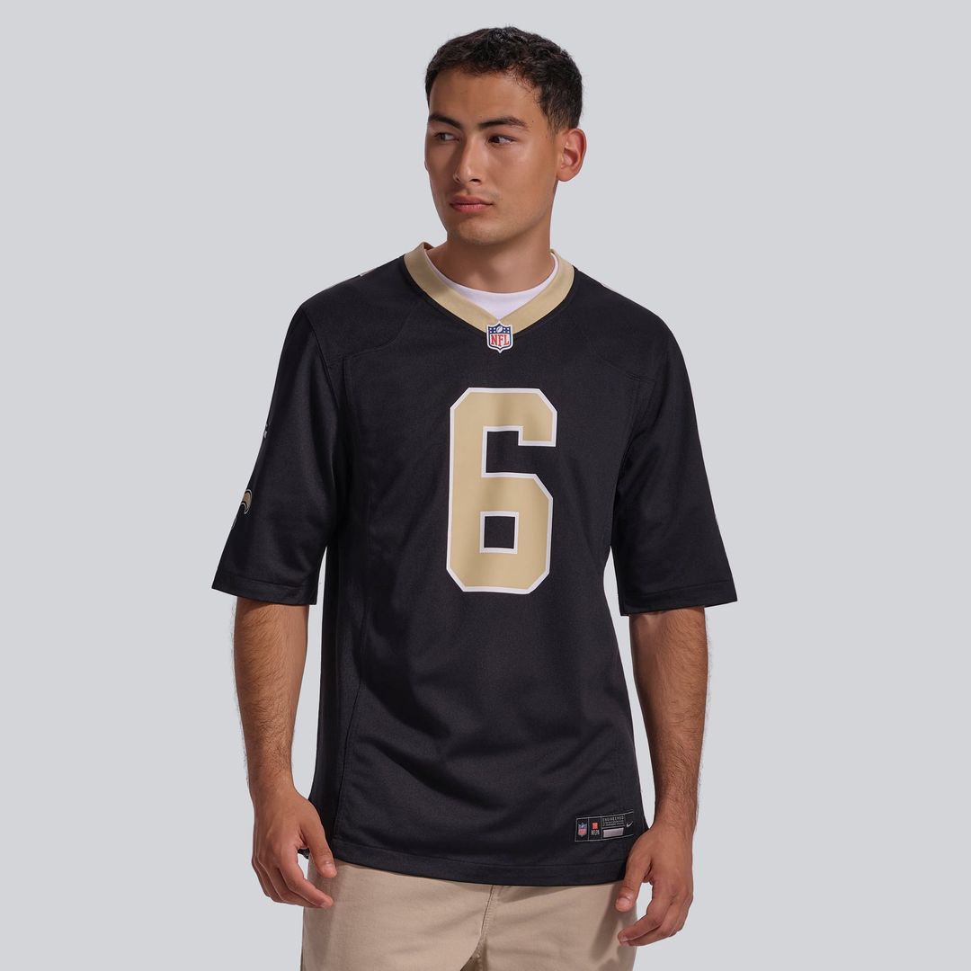 New Orleans Saints Tyler Shough Nike Gold Alternate Game Jersey