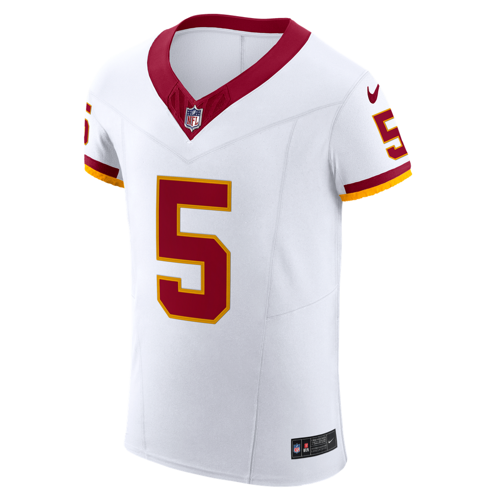 Washington Commanders Jayden Daniels Nike White Alternate 2 Super Bowl Era Vapor FUSE Elite Jersey