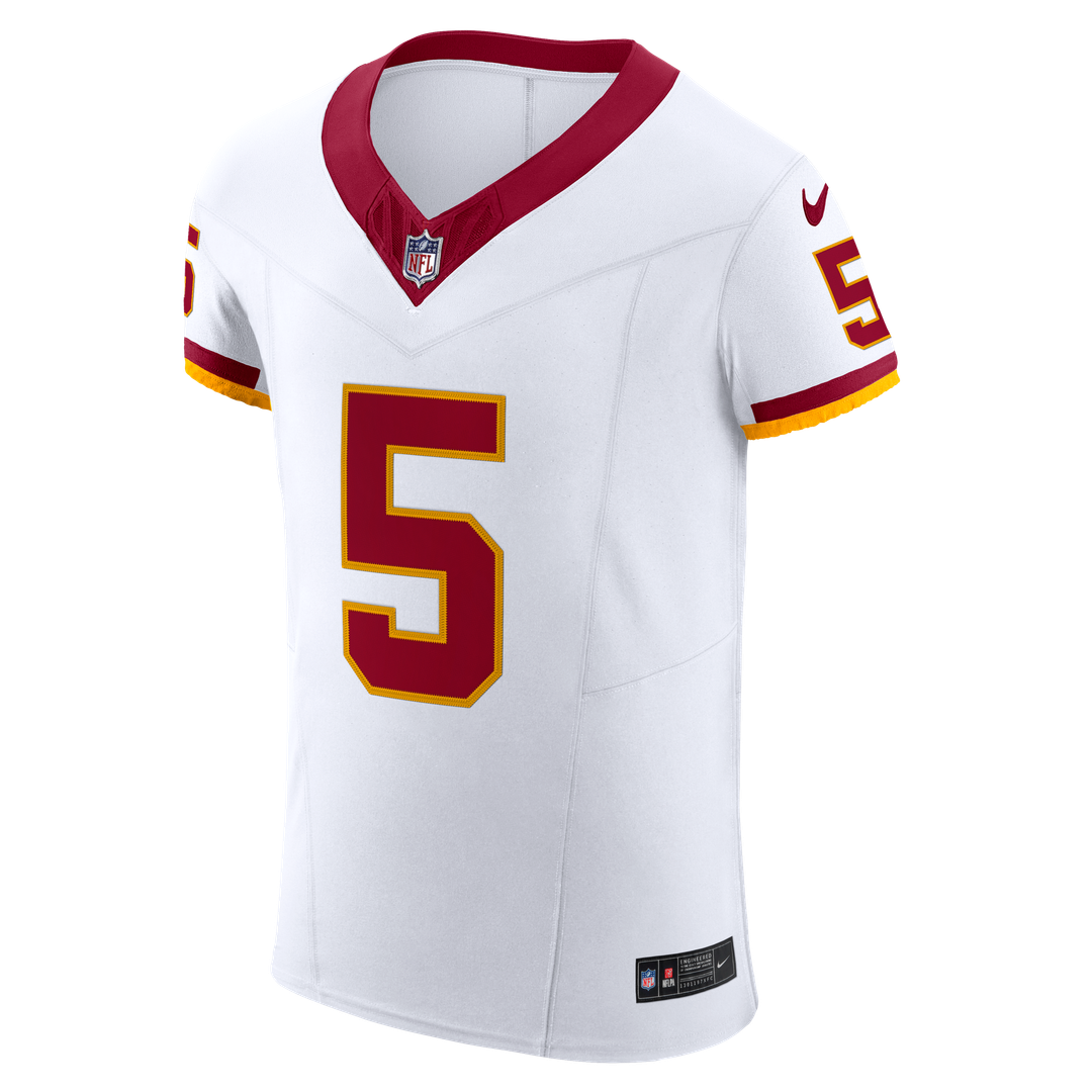 Washington Commanders Jayden Daniels Nike White Alternate 2 Super Bowl Era Vapor FUSE Elite Jersey