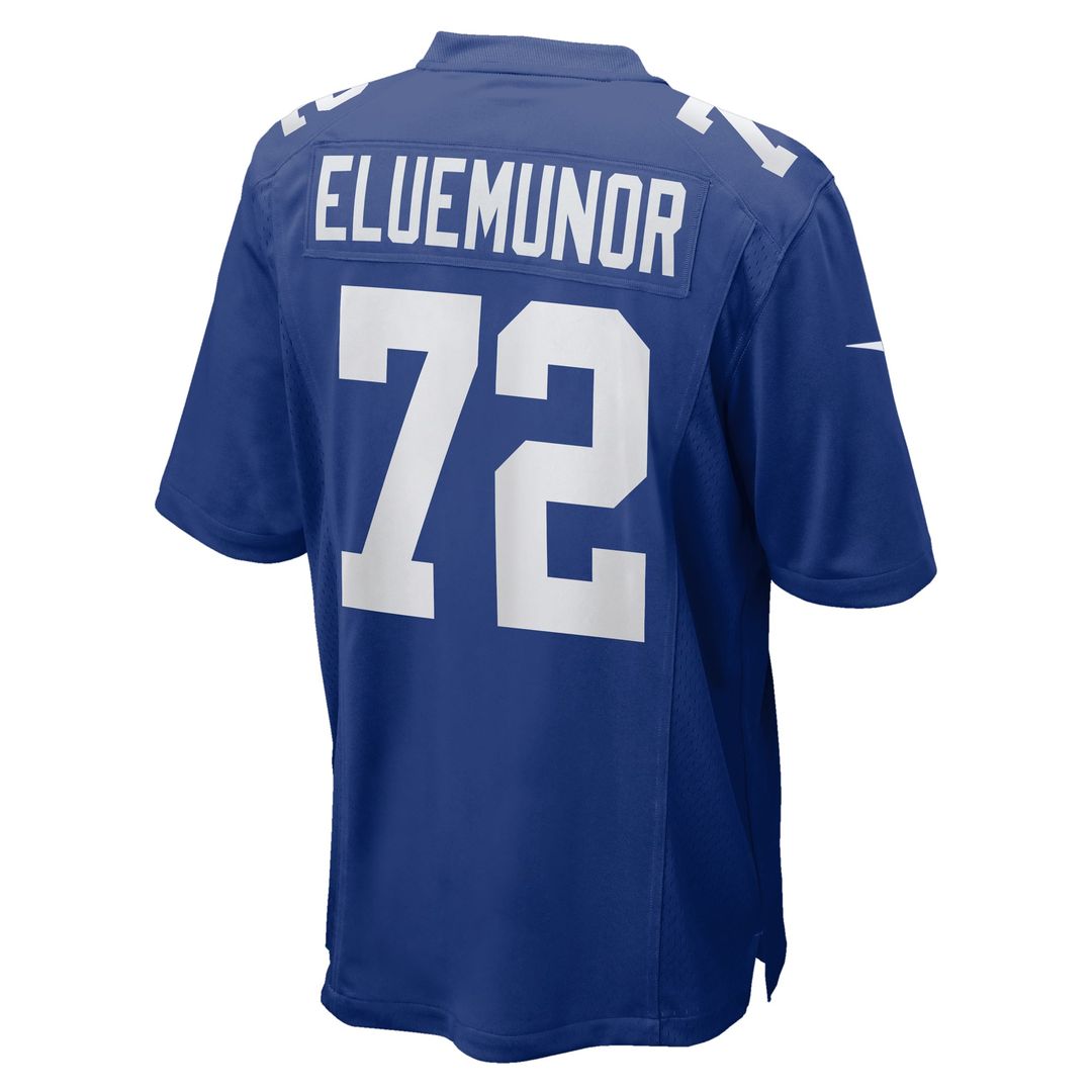 New York Giants Jermaine Eluemunor Nike Royal Game Jersey