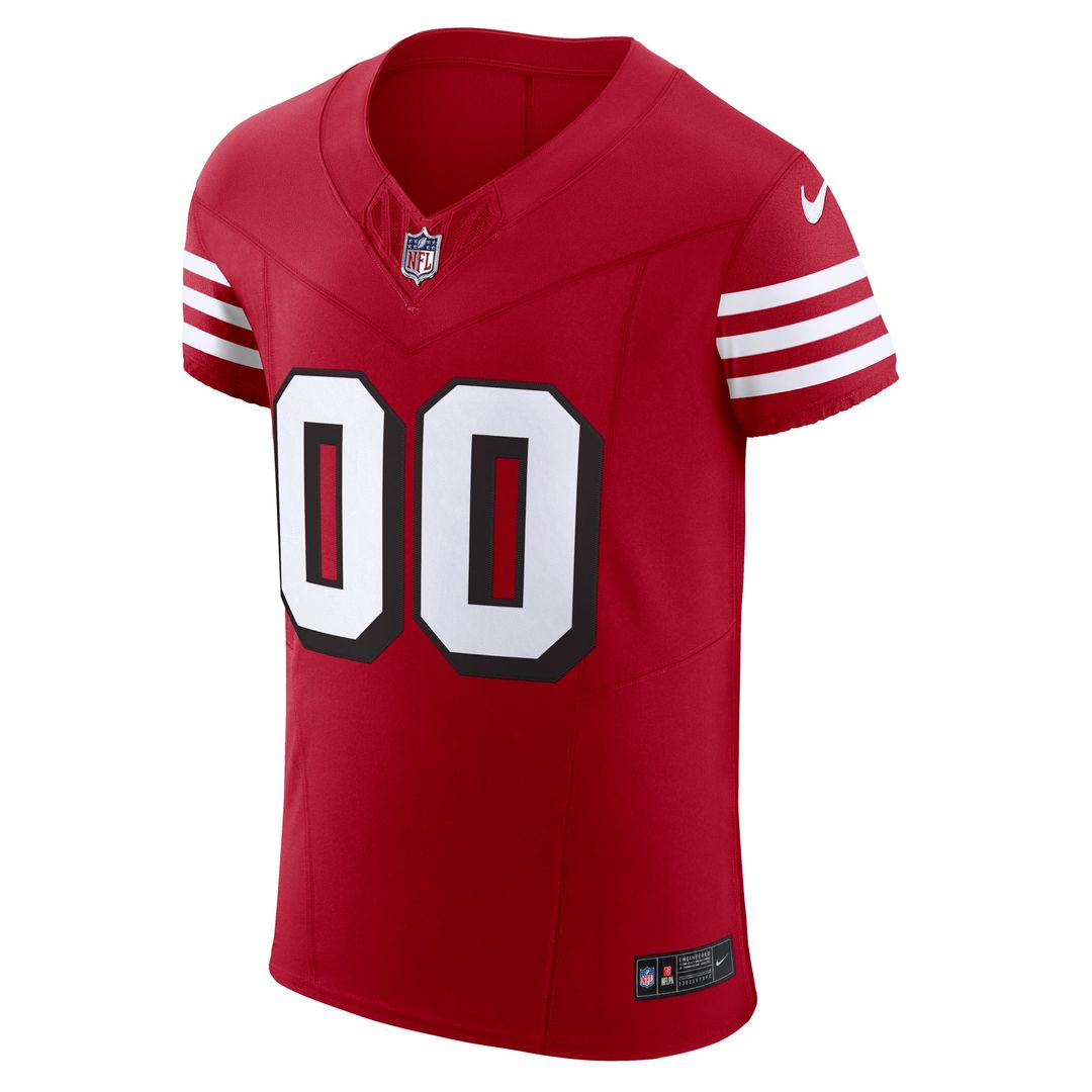 San Francisco 49ers Nike Scarlet Vapor FUSE Elite Custom Jersey