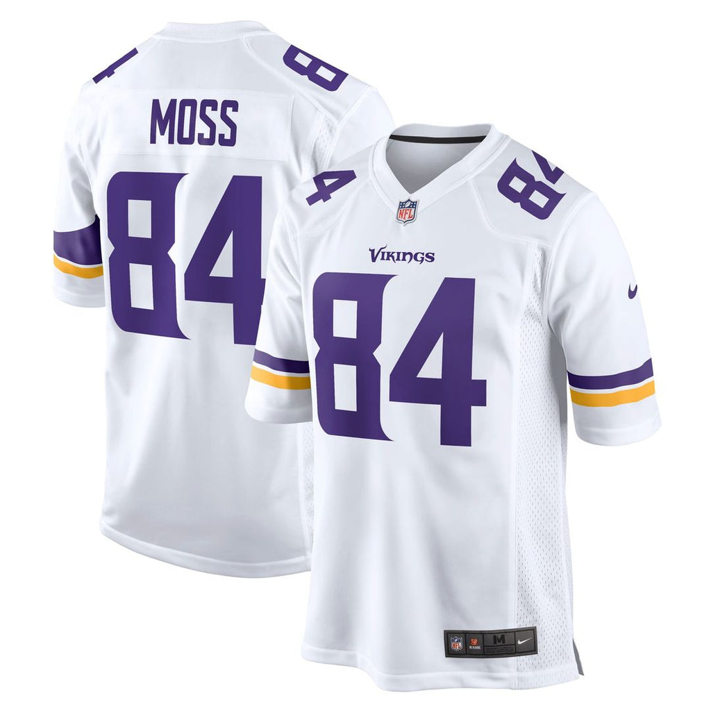 Minnesota Vikings Randy Moss Nike White Retired Game Jersey
